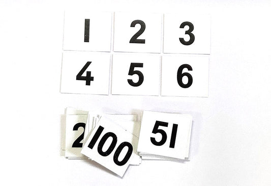 1-100 Number Cards