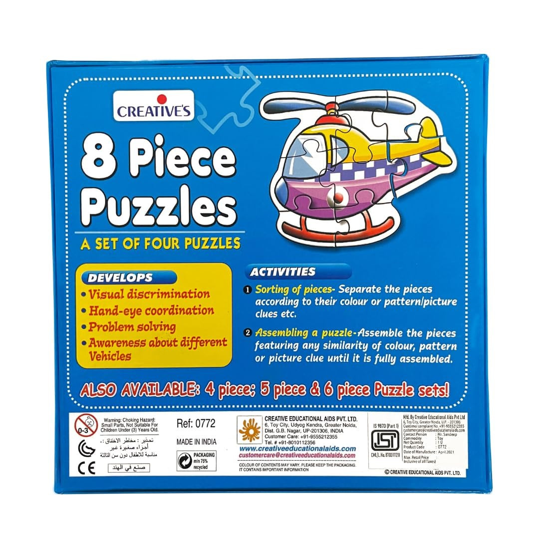 Cr/Creative 8 piece Transport Puzzle