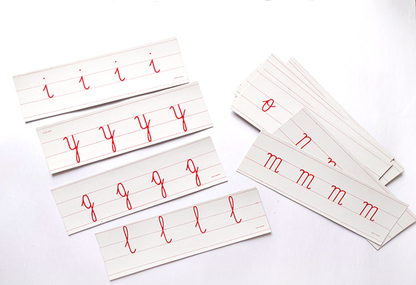 a-z Writing Strips Cursive