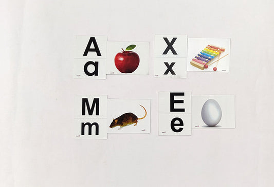 Alphabet With Picture Matching Cards