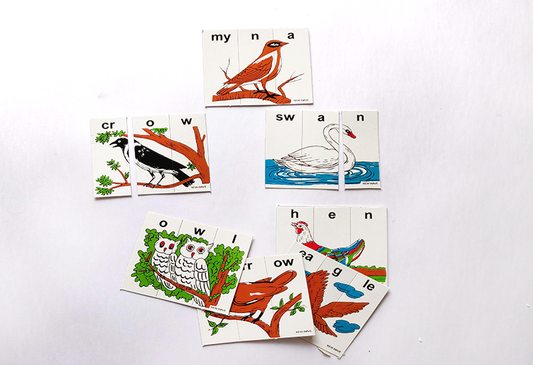 Spelling Puzzle Birds