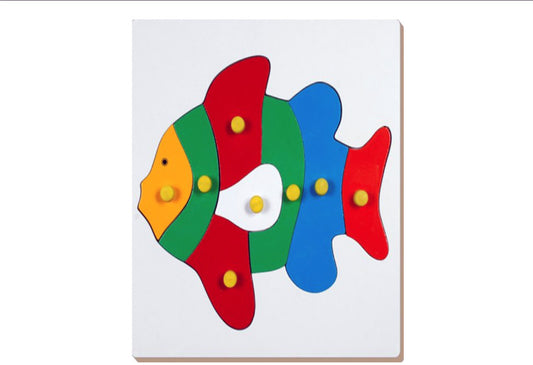 Lg/Wooden Inset Tray Puzzle Fish