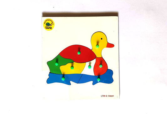 Wooden Inset Tray Puzzle Swan