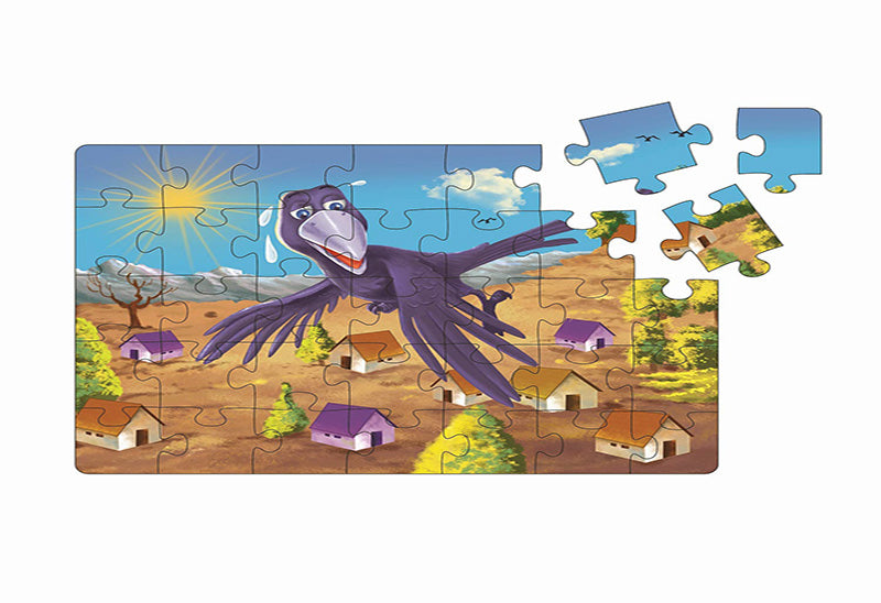 Story Puzzle Thirsty Crow Jigsaw Puzzle