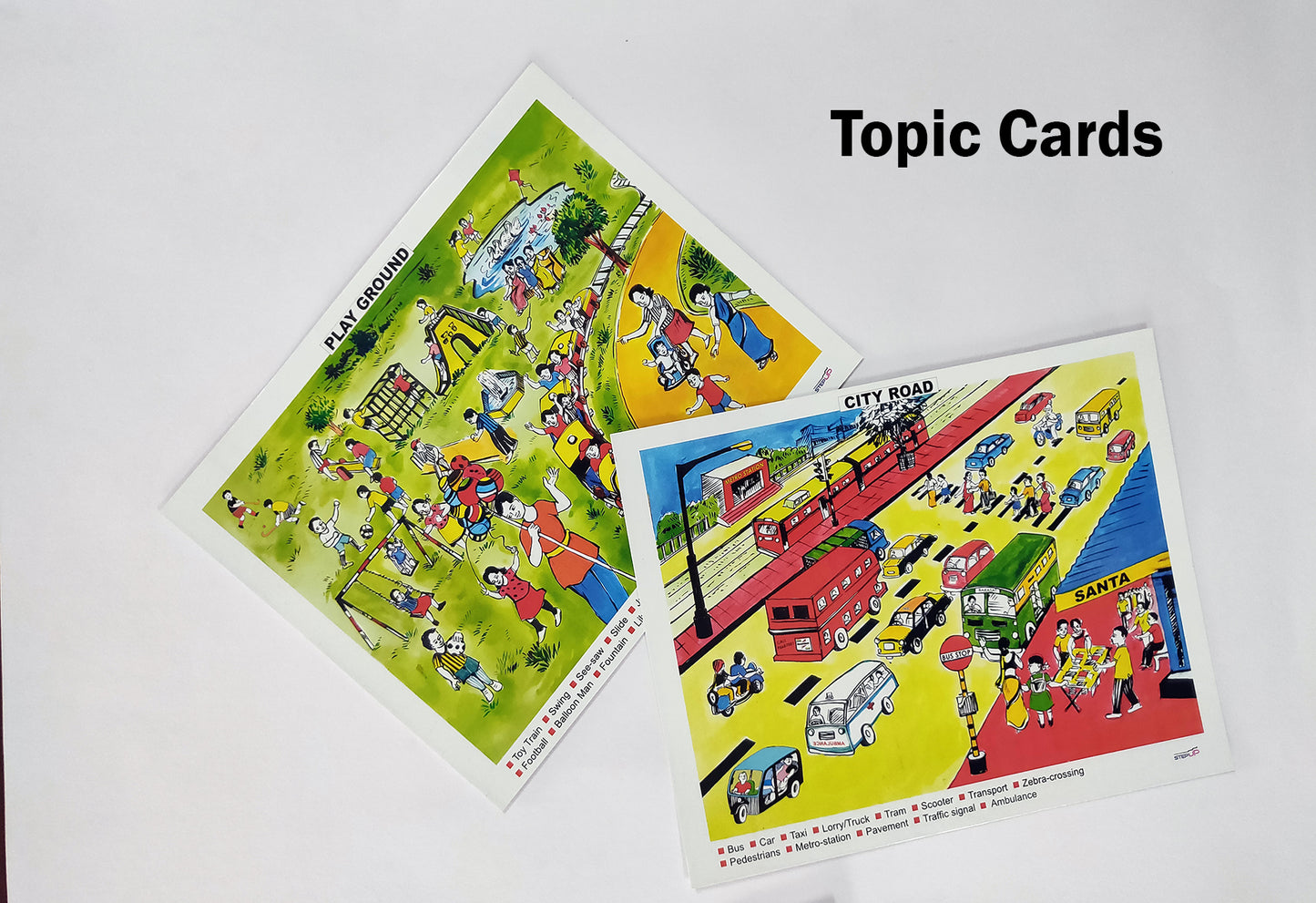 Conversation Charts Topic Cards Talk About Picture Set of 10