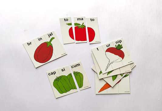 Spelling Puzzle Vegetables