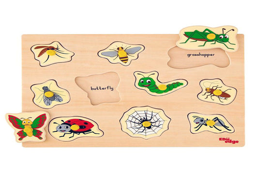 Wooden Inset Tray Insects Puzzle