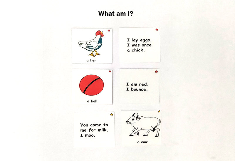 What Am I? WH Word Flash Cards