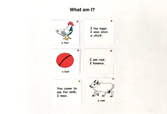 What Am I? WH Word Flash Cards
