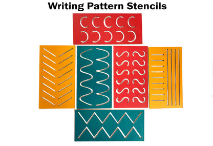 Stencils Handwriting Pattern