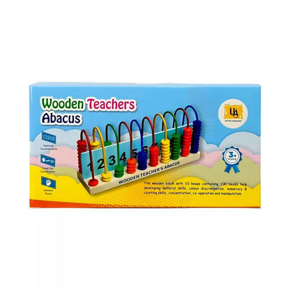 Ht/Wooden Number Tiles Abacus