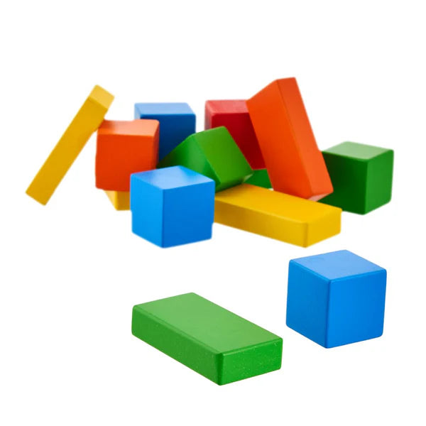 Vr/Wooden Cubes And Bricks Stack and Block Manipulative