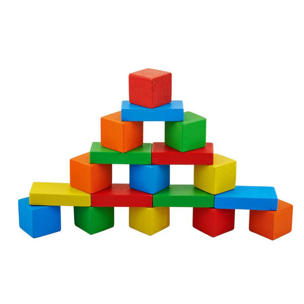 Vr/Wooden Cubes And Bricks Stack and Block Manipulative