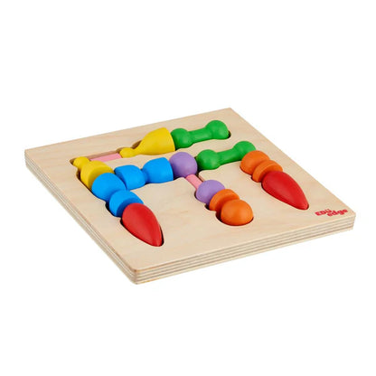 Fill The Slot wooden Manipulative