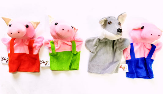 Rs/Glove Puppets 3 Little Pigs 4 Pcs