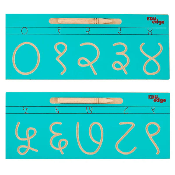 Vr/Wooden Tracing Plates Hindi Numbers