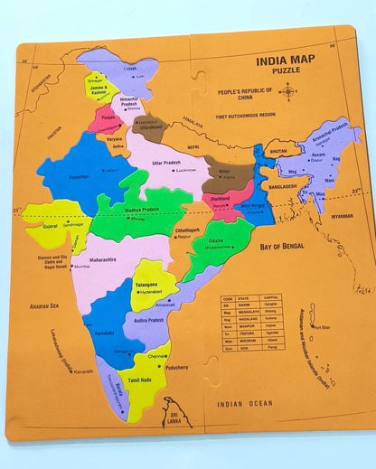 Eb/Bharat India Map Puzzle