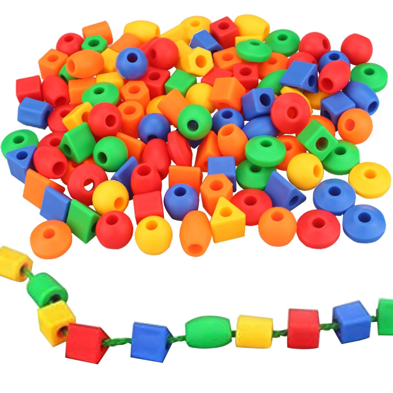 Ht/Lacing Beads Assorted Shapes