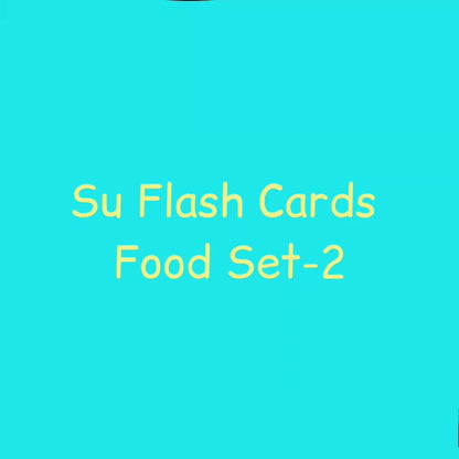 Su/Flash Cards Food Set-2