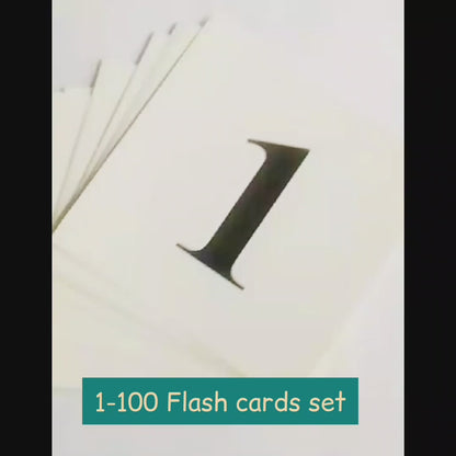 1-100 Number Cards