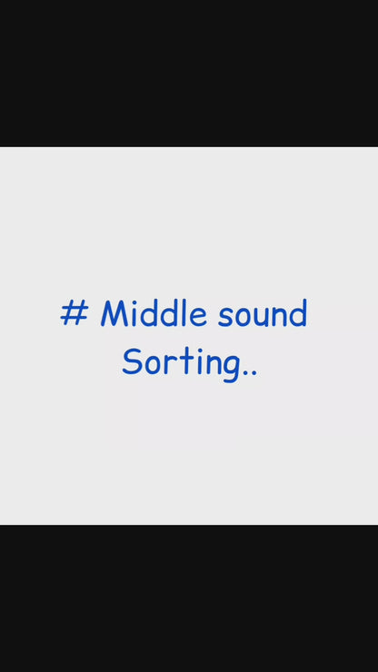 Middle Sound Sorting (AEIOU) VOWELS SOUND