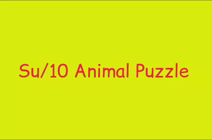 10 Animal Puzzle