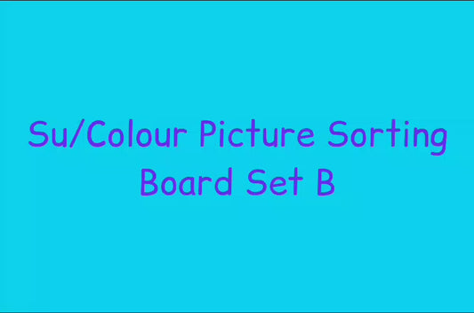 Su/Colour Picture Sorting Board Set B