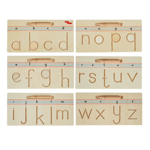 Vr/Wooden Tracing Lower Case/Small Letters Alphabet Print