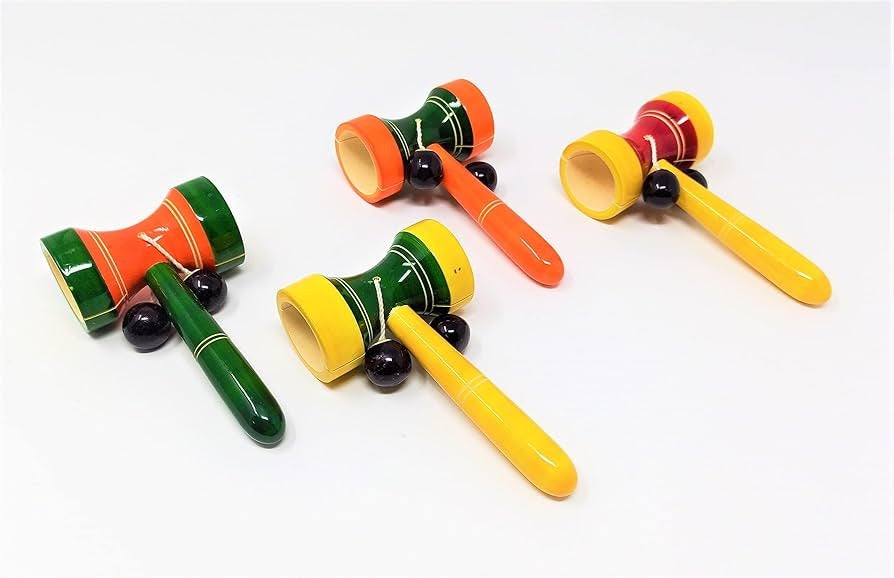 Wooden Toddler Rattle Damroo